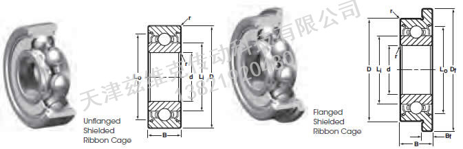 NHBB SSR-620Y32 深溝球軸承圖紙
