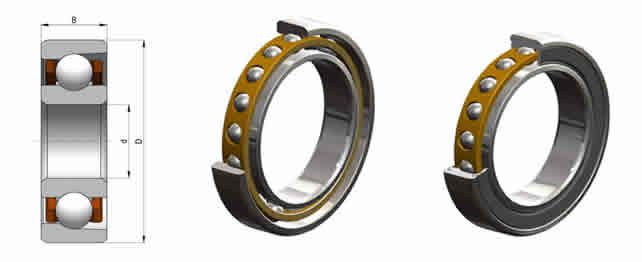 德國HQW角接觸球軸承S30X34-5HVVY971圖紙