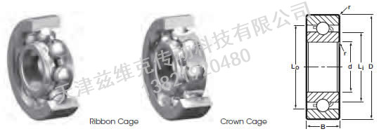 NHBB SSRI-5532 深溝球軸承圖紙